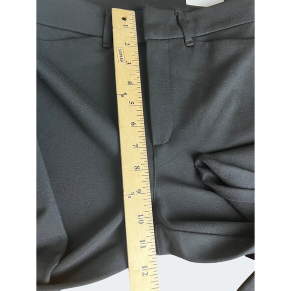 Old Navy Womens Black Flare Trousers Stretch Rayon Blend Size 4 - Picture 7 of 15